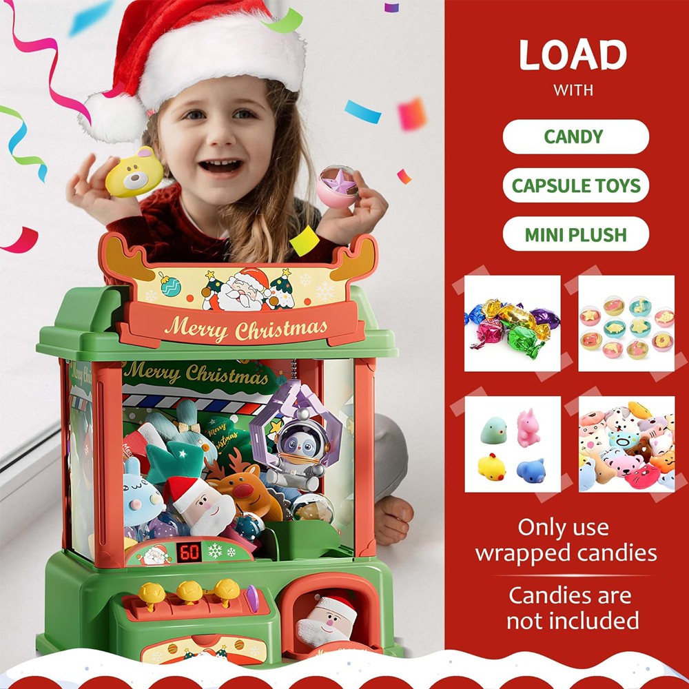 Christmas Claw Machine For Kid - Arcade Games Vending review and price