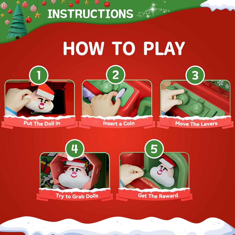 Christmas Claw Machine For Kid - Arcade Games Vending review and price