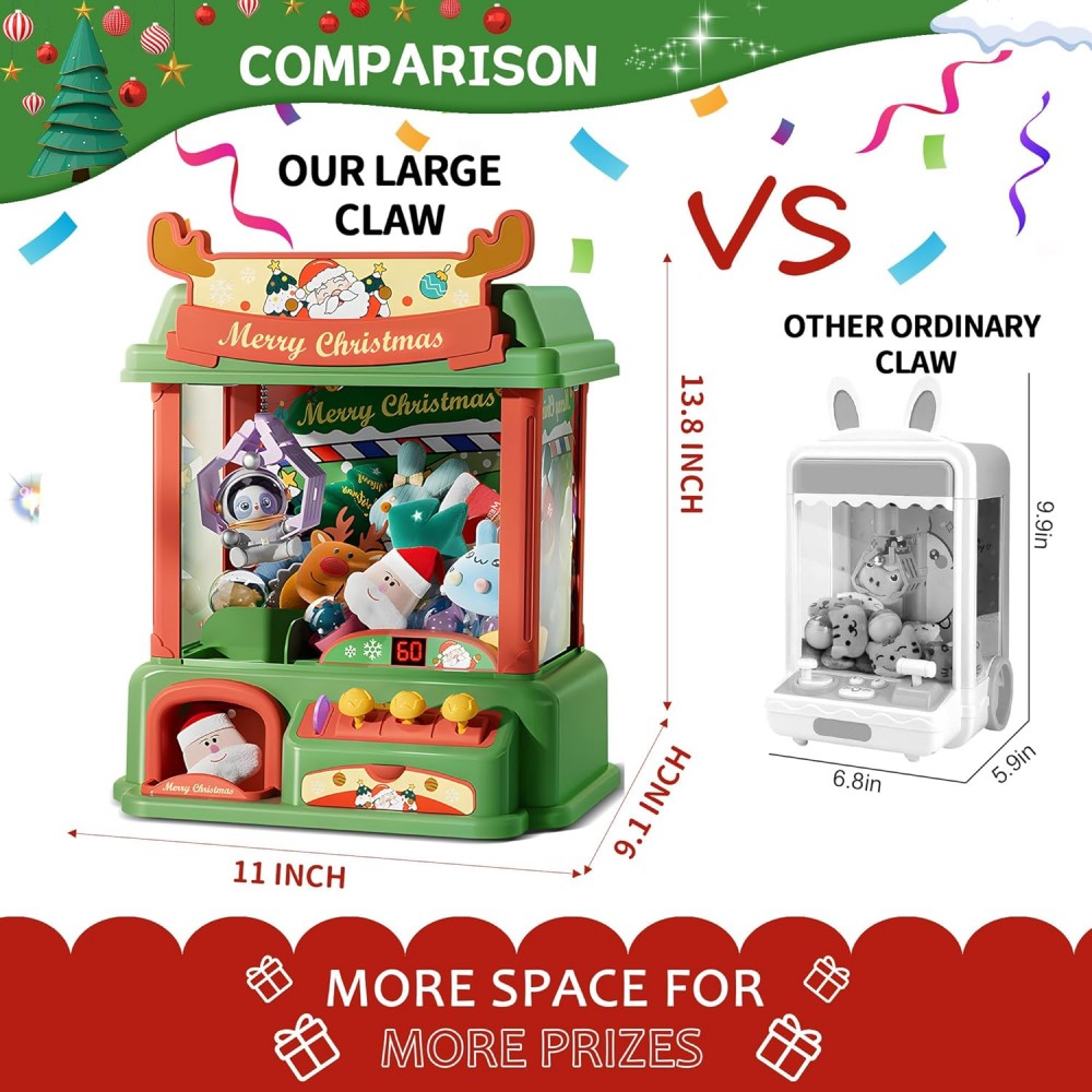 Christmas Claw Machine For Kid - Arcade Games Vending review and price