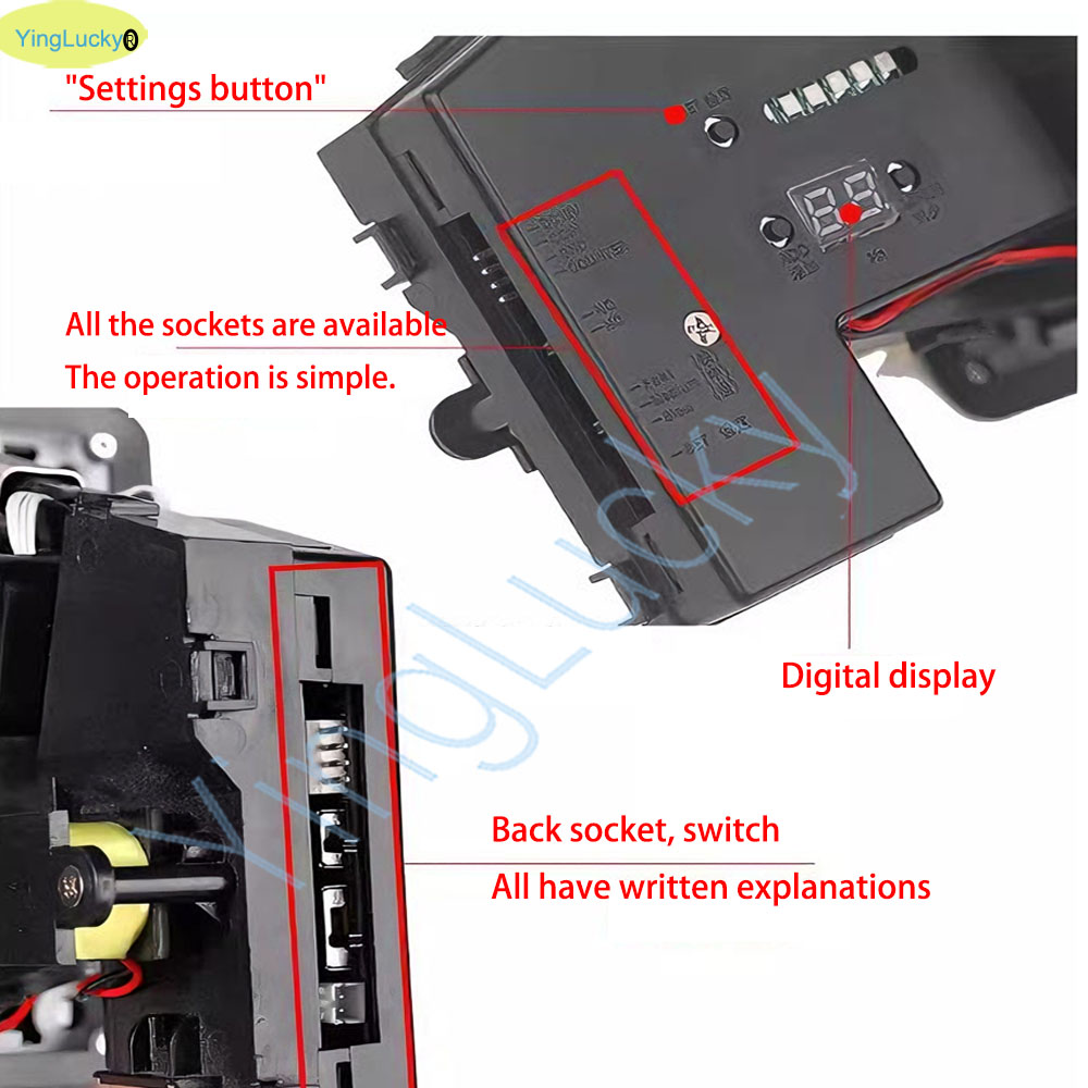 Colorful LED Multi Coin Accept - Arcade Games Vending review and price