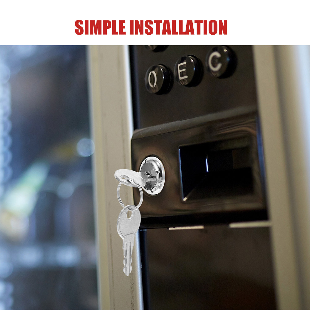 Secure Metal Lock and Key Set  - Arcade Vending & Laundry Revenue review and price