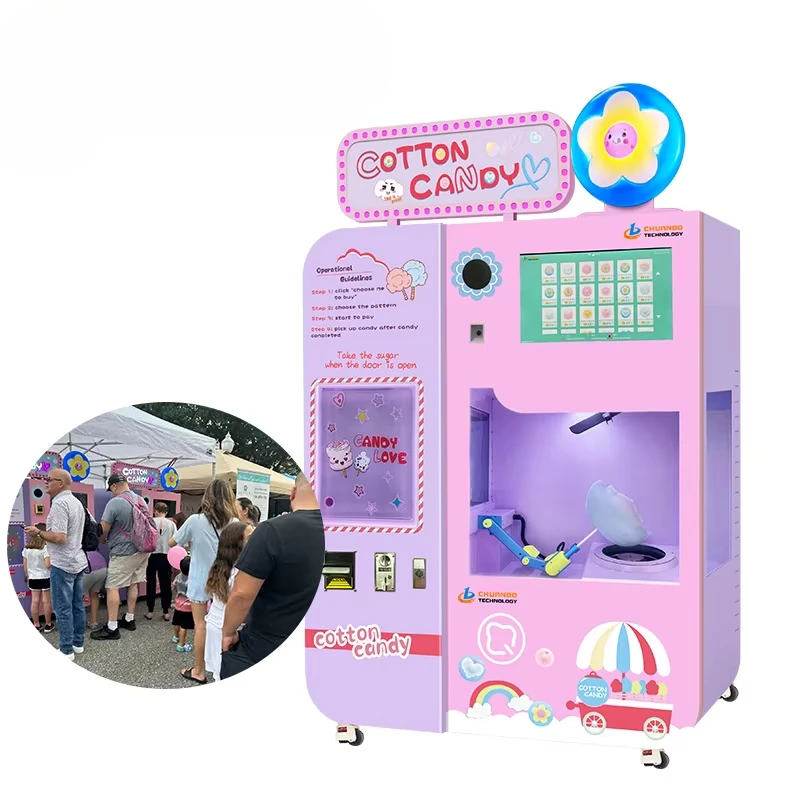 Customized Cotton Candy Vendin - Candy Vending Machine review and price