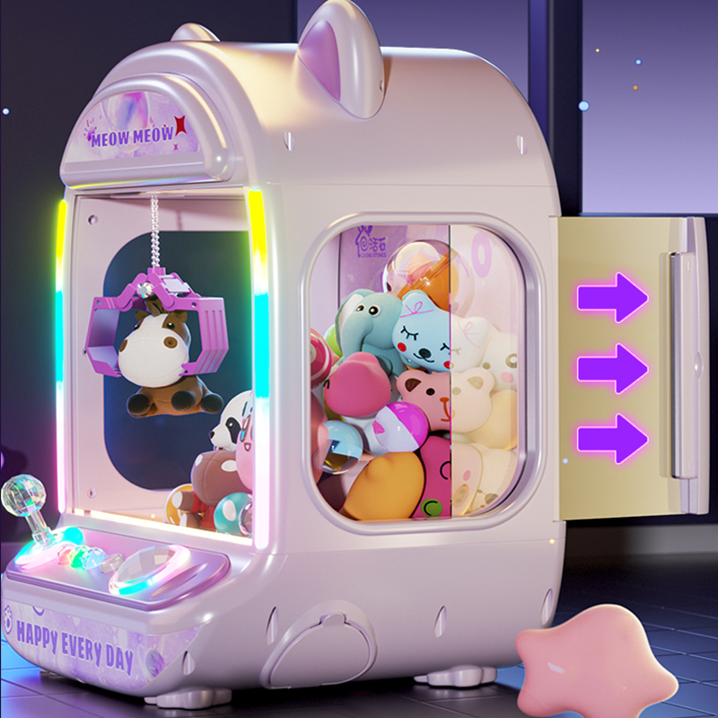 DIY Purple Automatic Doll Mach - Coin Pusher Machine review and price