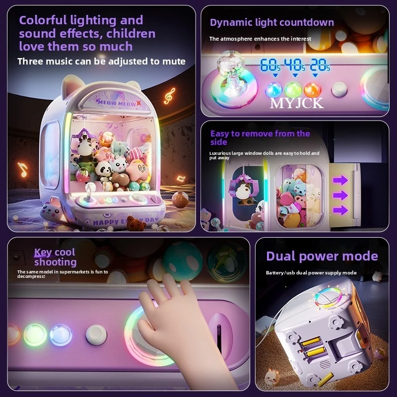 DIY Purple Automatic Doll Mach - Coin Pusher Machine review and price