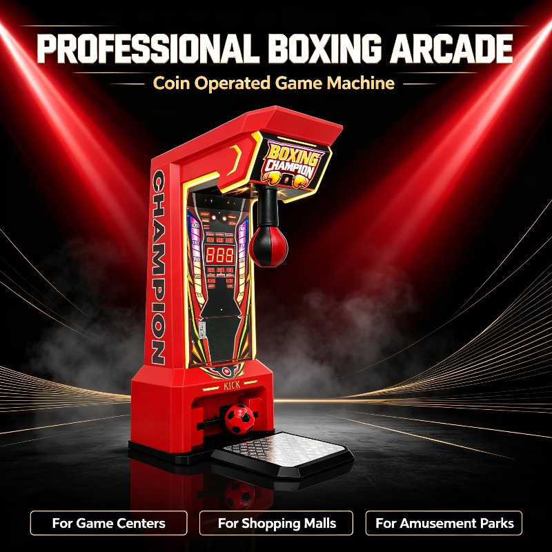 2‑in‑1 Coin Operated Boxing Ar - Boxing Machine Arcade review and price
